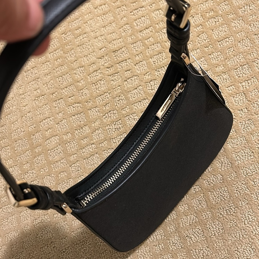 Kate Spade New York Glimmer Glitter Shoulder Bag in Black NWT - Picture 5 of 11
